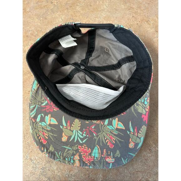 Vans charcoal tropical print baseball hat - Picture 3 of 7